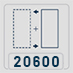 Abbinabile a 20600